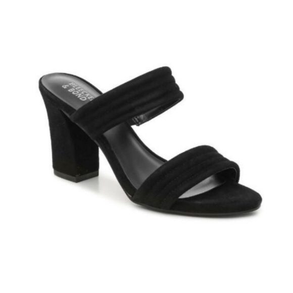 Bleecker & Bond Dorothy Suede Slip On Heels 8